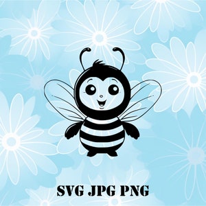 Baby Bee SVG, Baby Bee, Vector Graphic