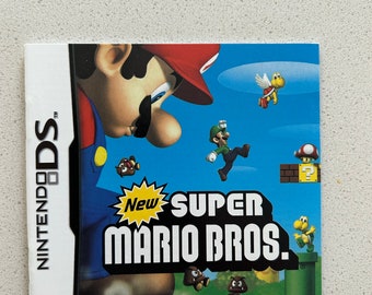 New Super Mario Bros (Nintendo DS) Manual Only