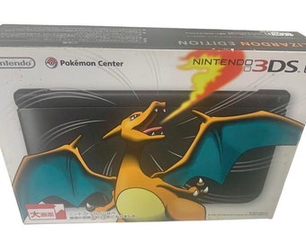 Nintendo 3DS LL XL-console Pokemon Center Original Charizard Edition nieuw verzegeld