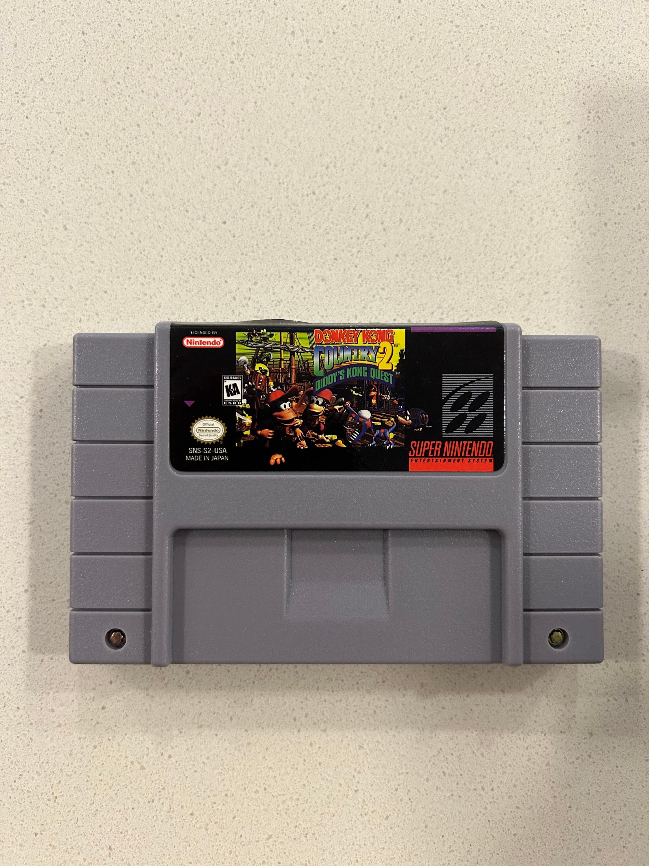 Donkey Kong Country 2 Diddys Kong Quest super Nintendo SNES Etsy