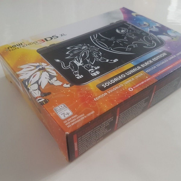 Nintendo 3DS XL: Solgaleo Lunala Black Edition Console new sealed