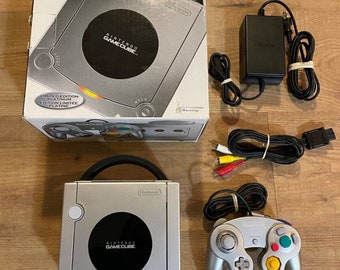 Console Nintendo GameCube System Platinum Scatola completa In scatola
