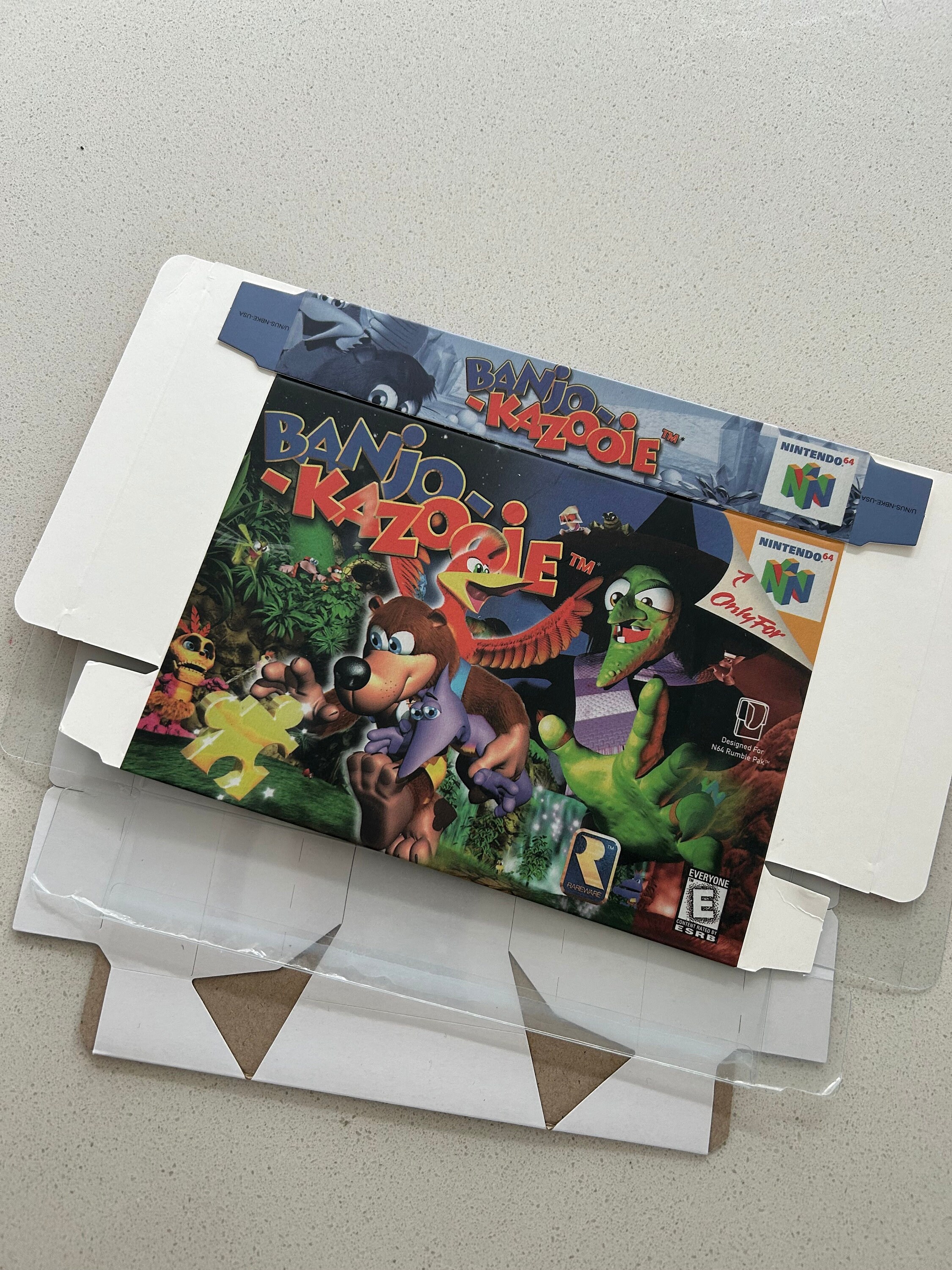 Banjo-Kazooie Tooie: Nintendo 64 (N64) Nintendo Switch Custom  Covers/Physical Game Cases (Boxart) - NO GAME INCL.