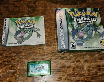 Pokemon Emerald Version (Nintendo Game Boy Advance GBA) Authentic