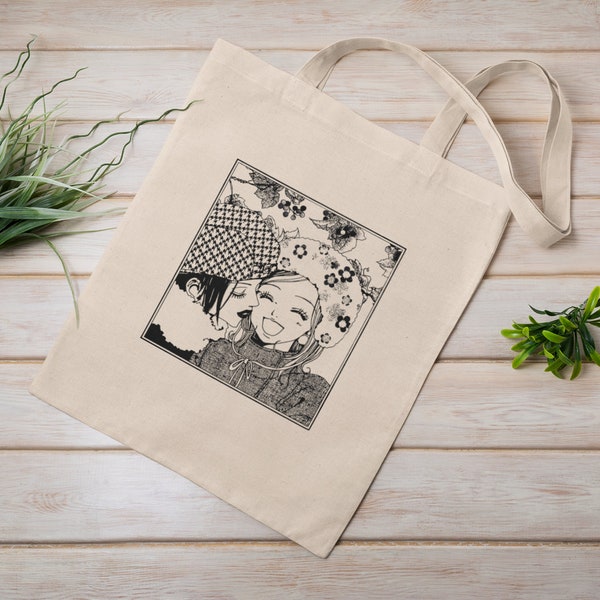 Nana Yazawa Ai Manga | Öko-Einkaufstasche | Wiederverwendbar | Baumwoll Tragetasche | Nachhaltige Tasche | Perfektes Geschenk | Japanischer Anime | Anime Einkaufstasche