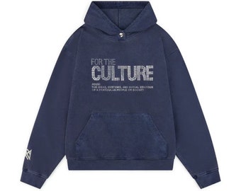 Step into Style and Comfort with our Culture Crystal Hoodie: Now Available in All Sizes for Both Men and Women!