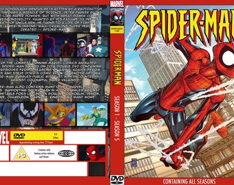 Spider-Man 1994 Animated Cartoon TV Series Complete DVD Set