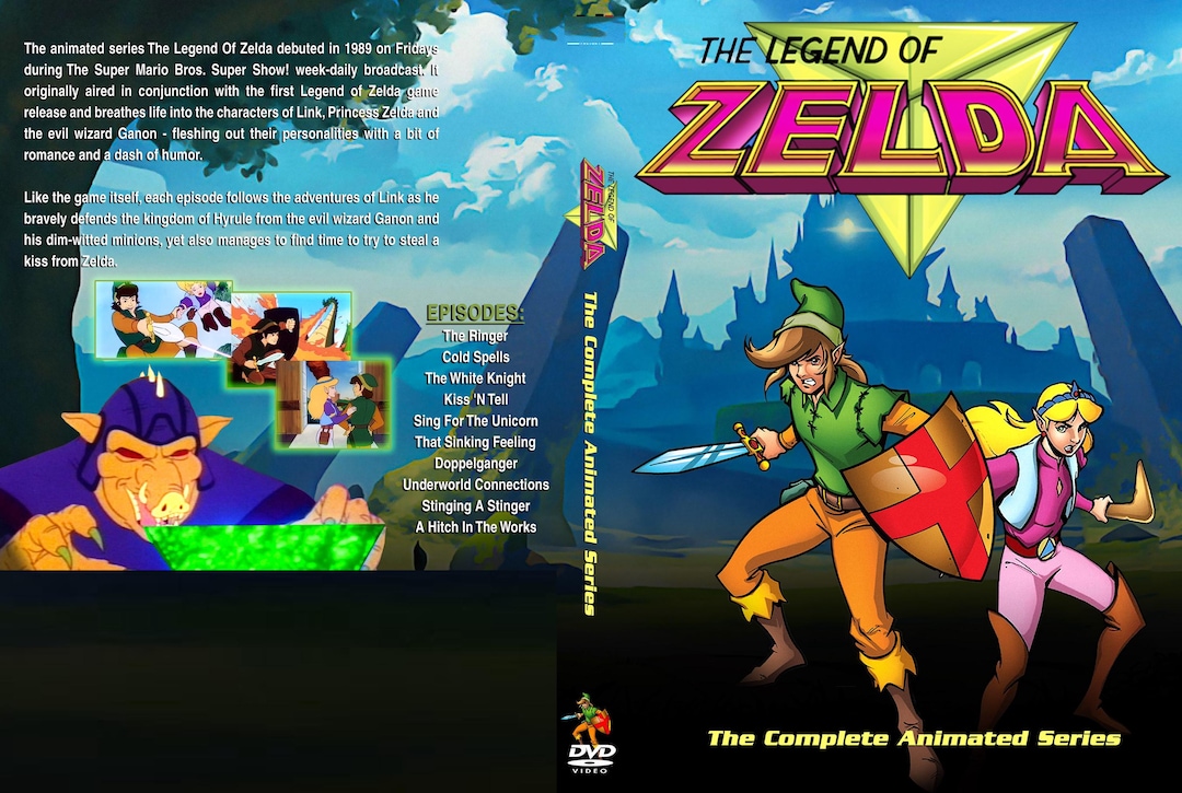 The Legend of Zelda Animated Series - Etsy