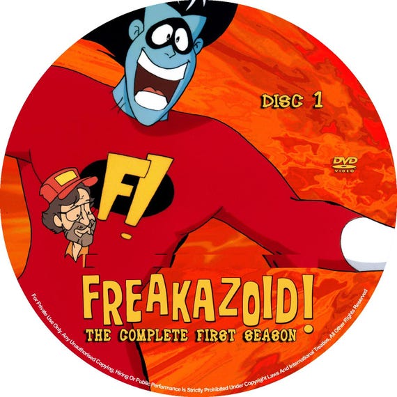 Freakazoid! SEASON ONE (TV Series) - Etsy Australia