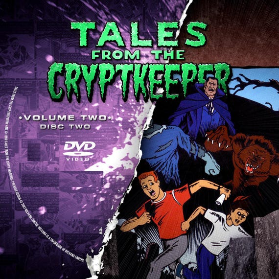 Tales From the Cryptkeeper DVD Volume Two - Etsy