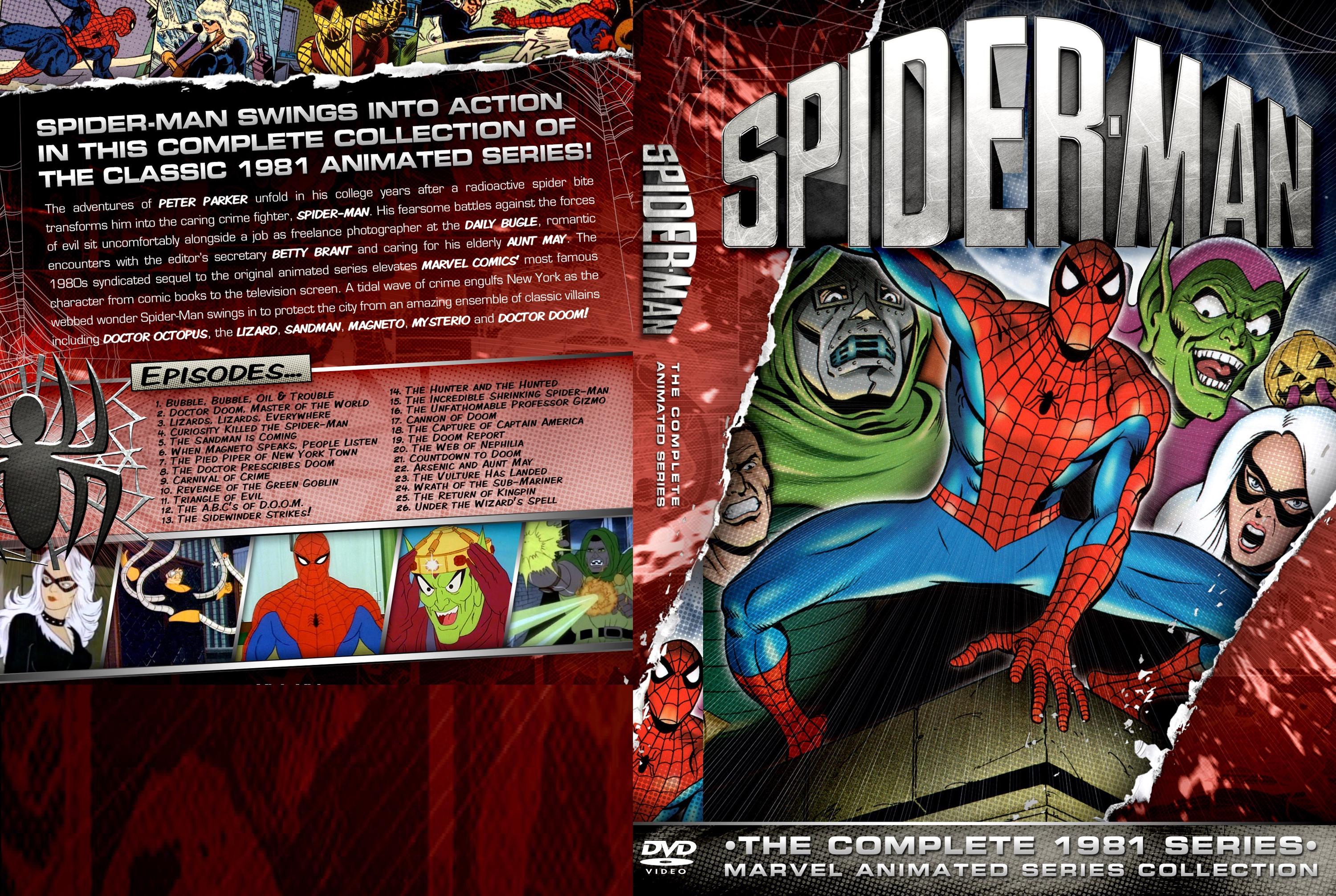 Spider=man 1981 Animated Series 2 DISC SET - Etsy