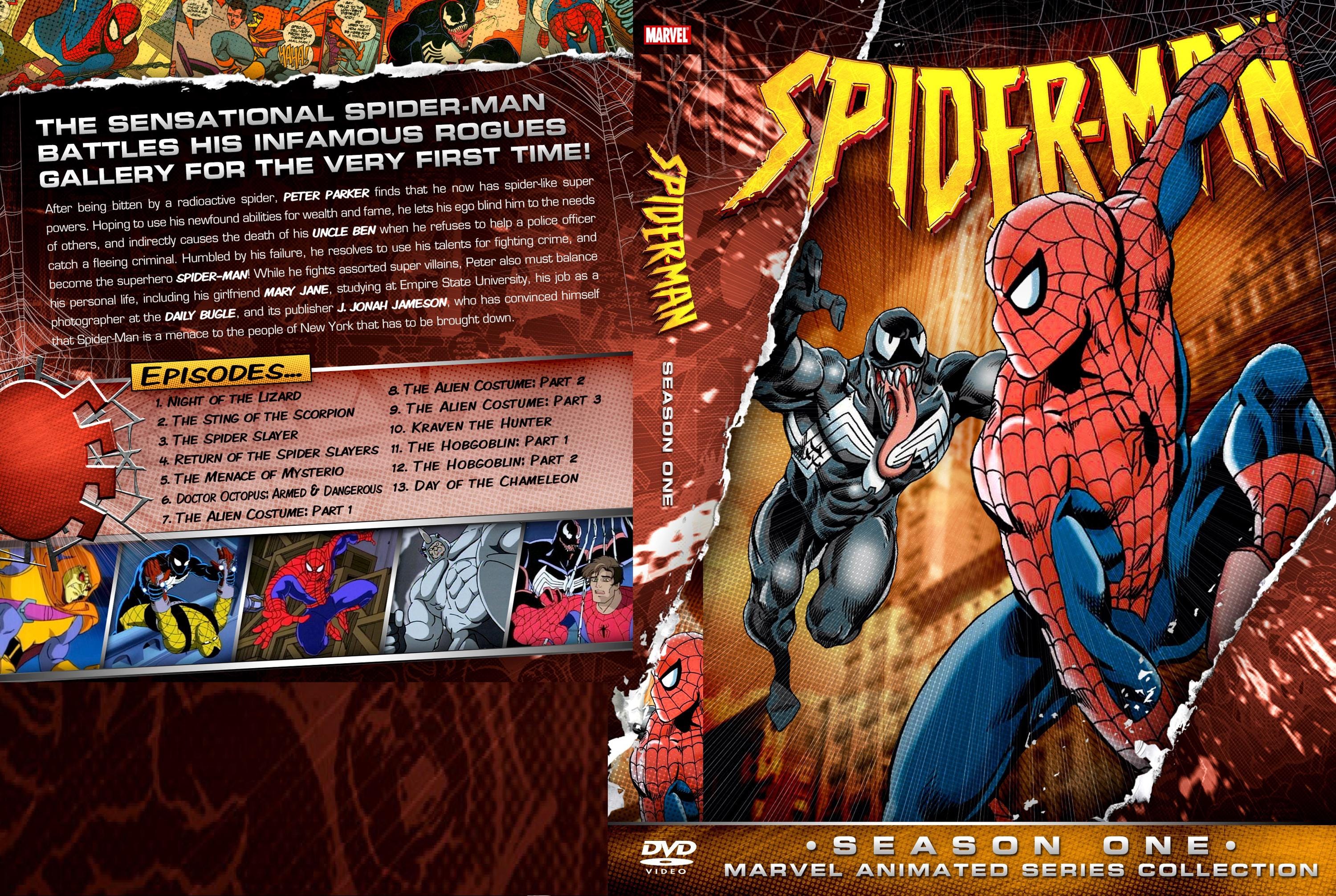 Spiderman the Animated Series Season One - Etsy