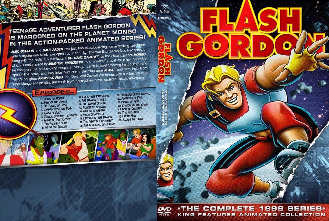 Flash Gordon 1996 Cartoon (4 Disc Set} - Etsy