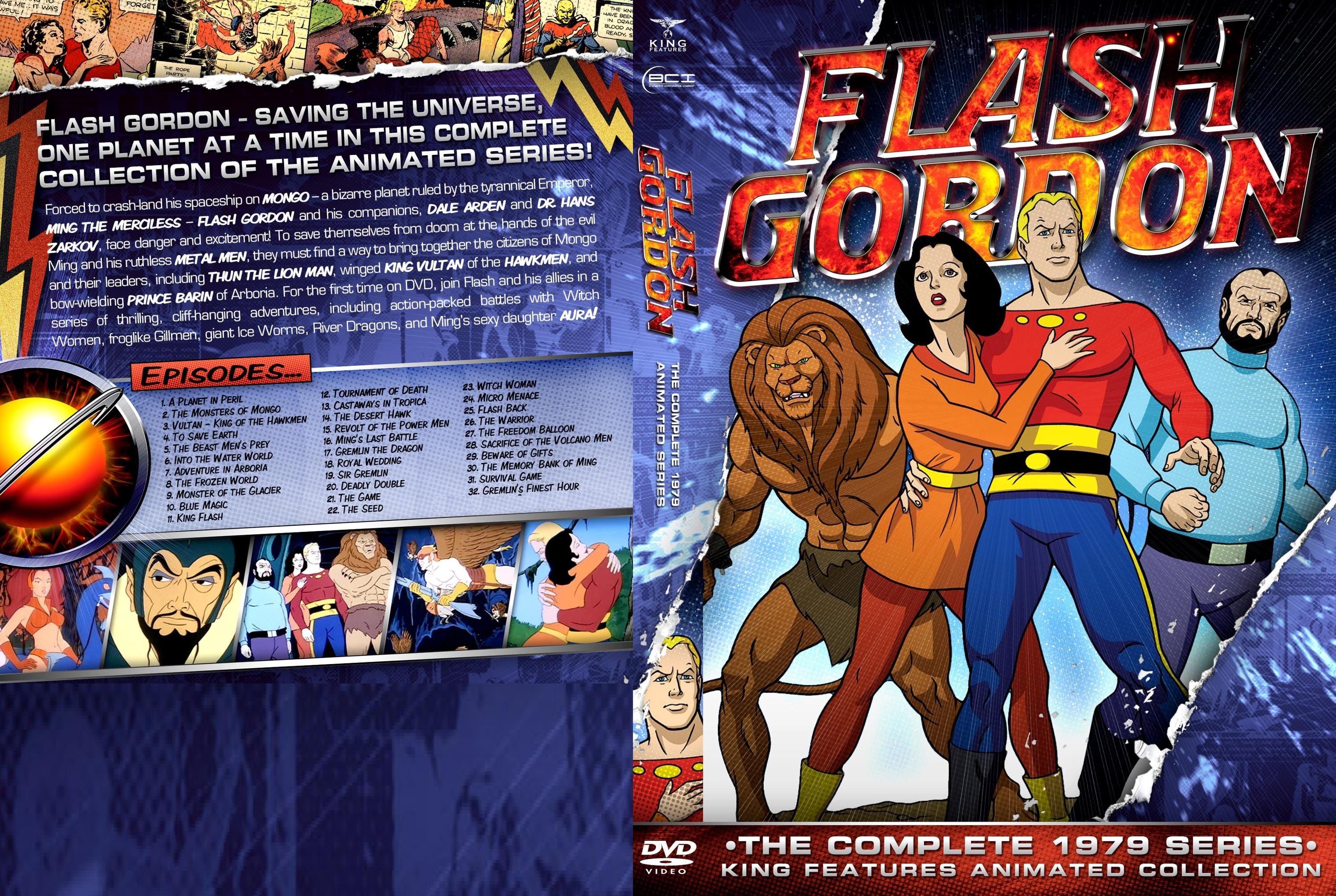Flash Gordon 1979 Cartoon DVD (4 Disc Set) - Etsy