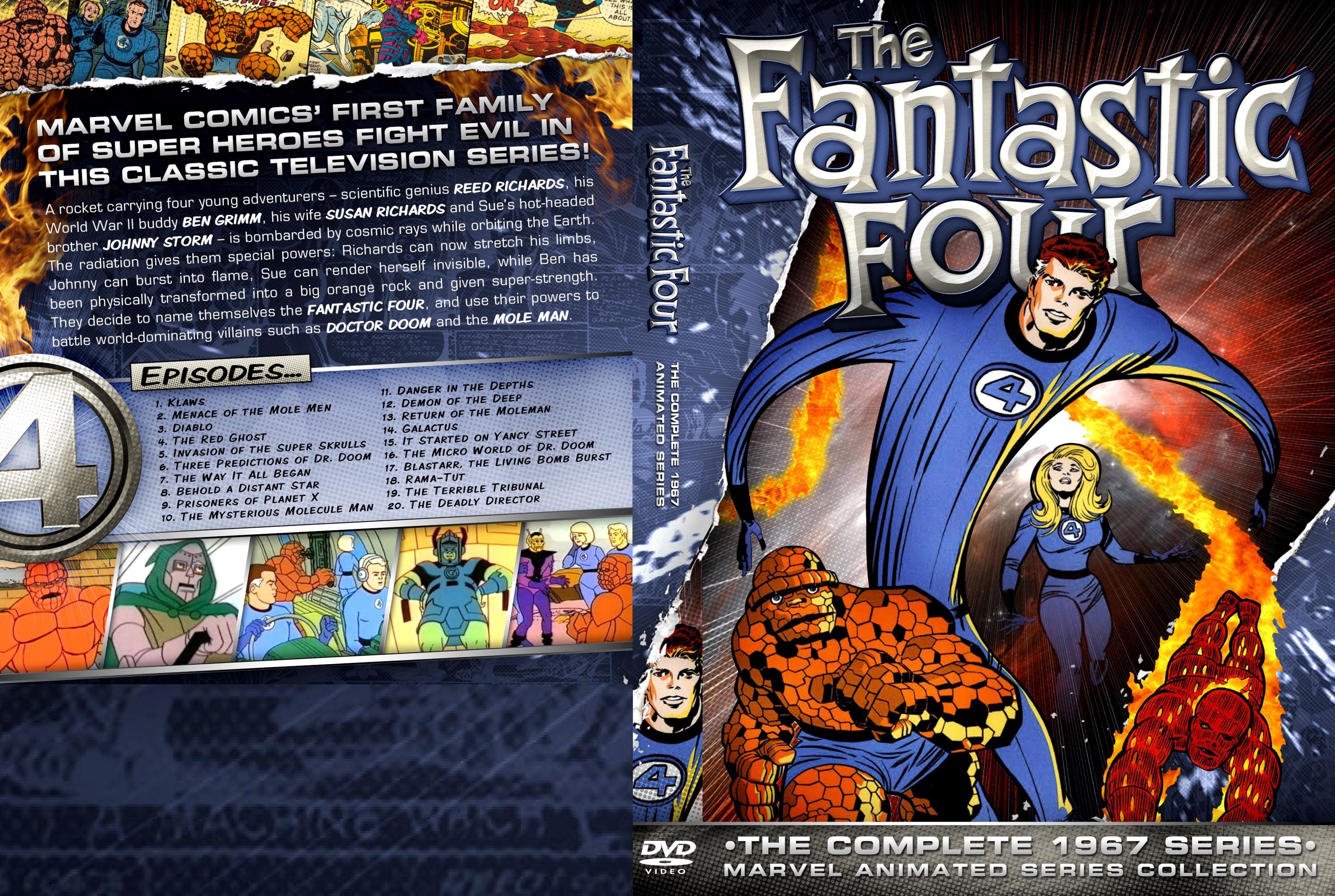 Fantastic Four 1967 Animated Series Complete DVD Set - Etsy