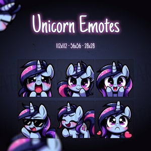 12x Unicorn Twitch Emotes / Discord Emotes /Unicorn Emotes / Cute Unicorn Emotes / Emotes / Unicorn Emotes Twitch /Unicorn Emotes Discord