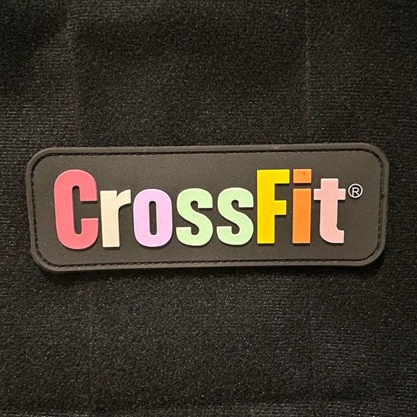 CROSSFIT, PVC Morale and Tactical Patch, Hook and Loop A1