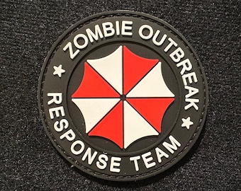 Umbrella Corporation, Zombie Outbreak, PVC Morale and Tactical Patch, Hook and Loop A3