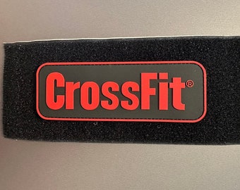 CROSSFIT, Rot, PVC Moral und Taktisches Patch, Klettverschluss A1
