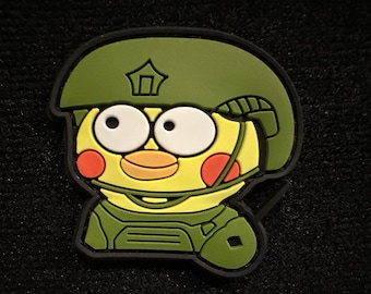 Tactical Duck, Soldier, PVC Morale and Tactical Patch, Hook and Loop A2