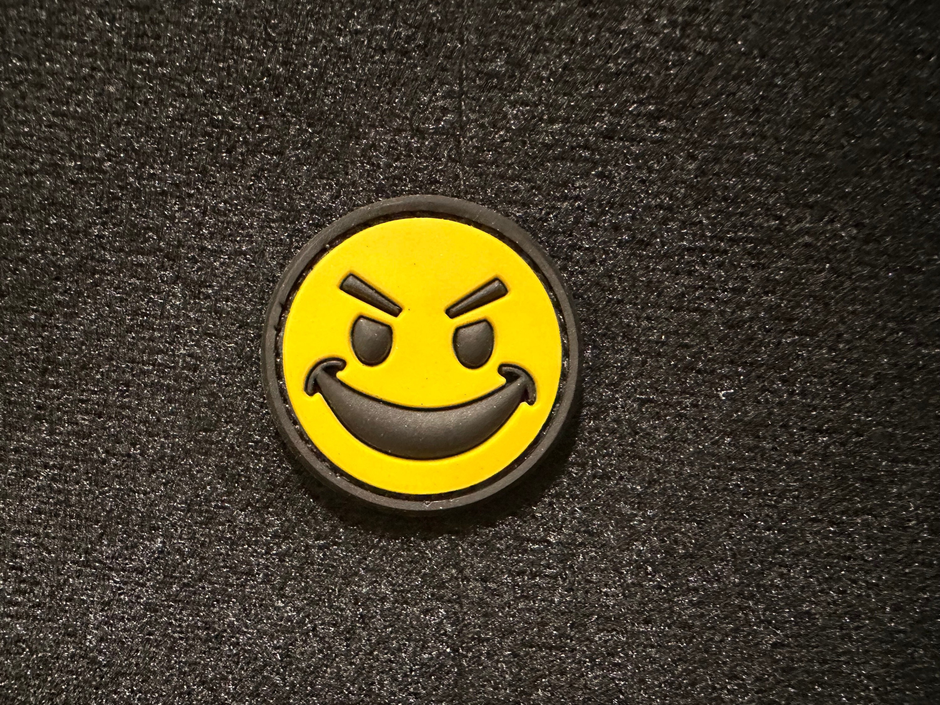 PVC Morale and Tactical Patch Yellow Smile, Hook and Loop A2 - Etsy