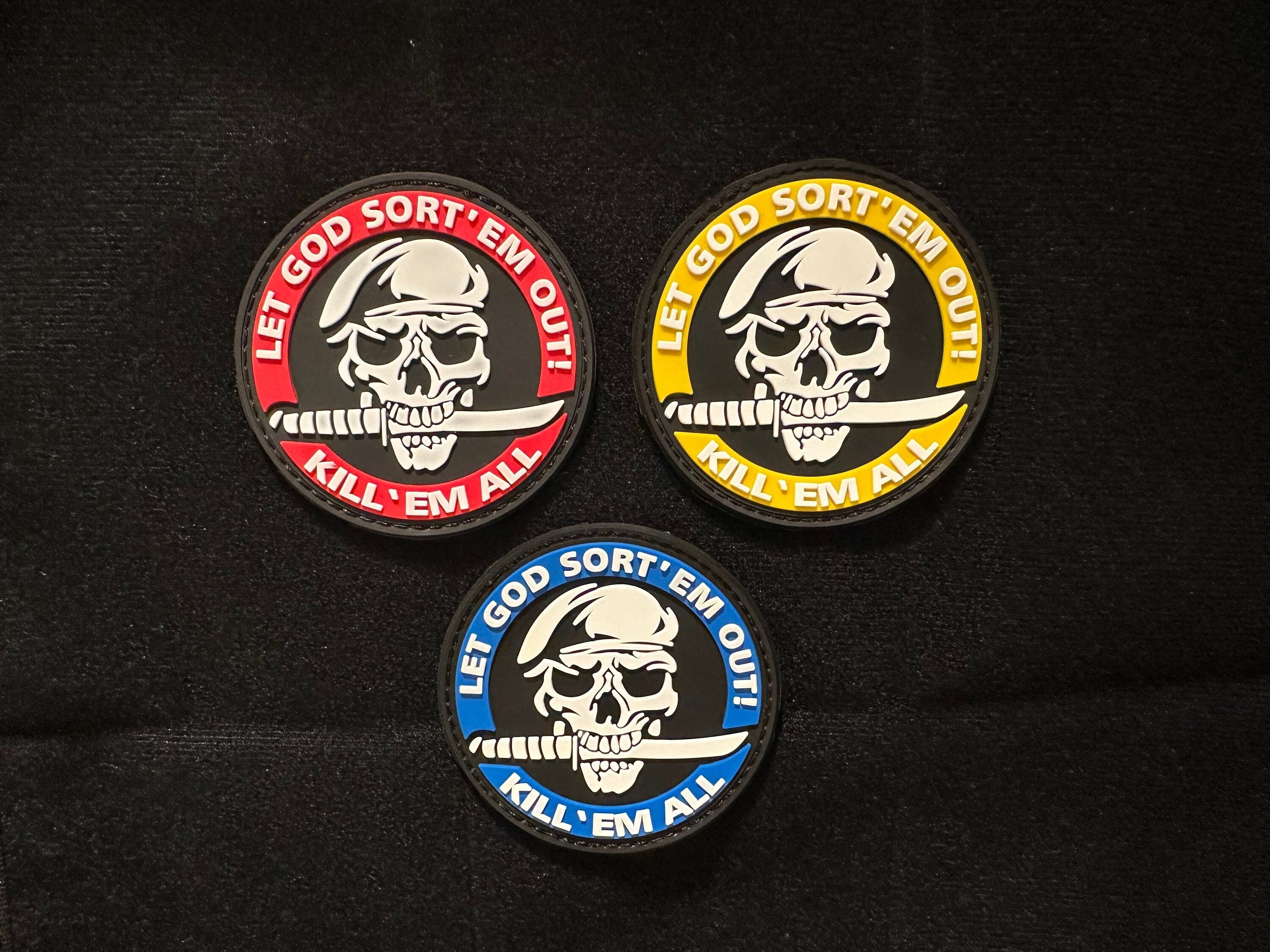 CUSTOM 3.5x2 90х50 Mm Morale Tactical Skull Punisher PATCH / Personalized  Laser Cut Callsign Name Tape Patches Set -  Denmark