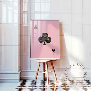 Please don't do coke in the bathroom Poster, Girly apartment Wall Art, Funny bathroom decor, Funny college Print, Aesthetic Pink Canvas