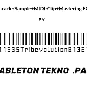 Ableton Tekno Pak Drumrack+sample+MIDIclip+Mastering FxRack