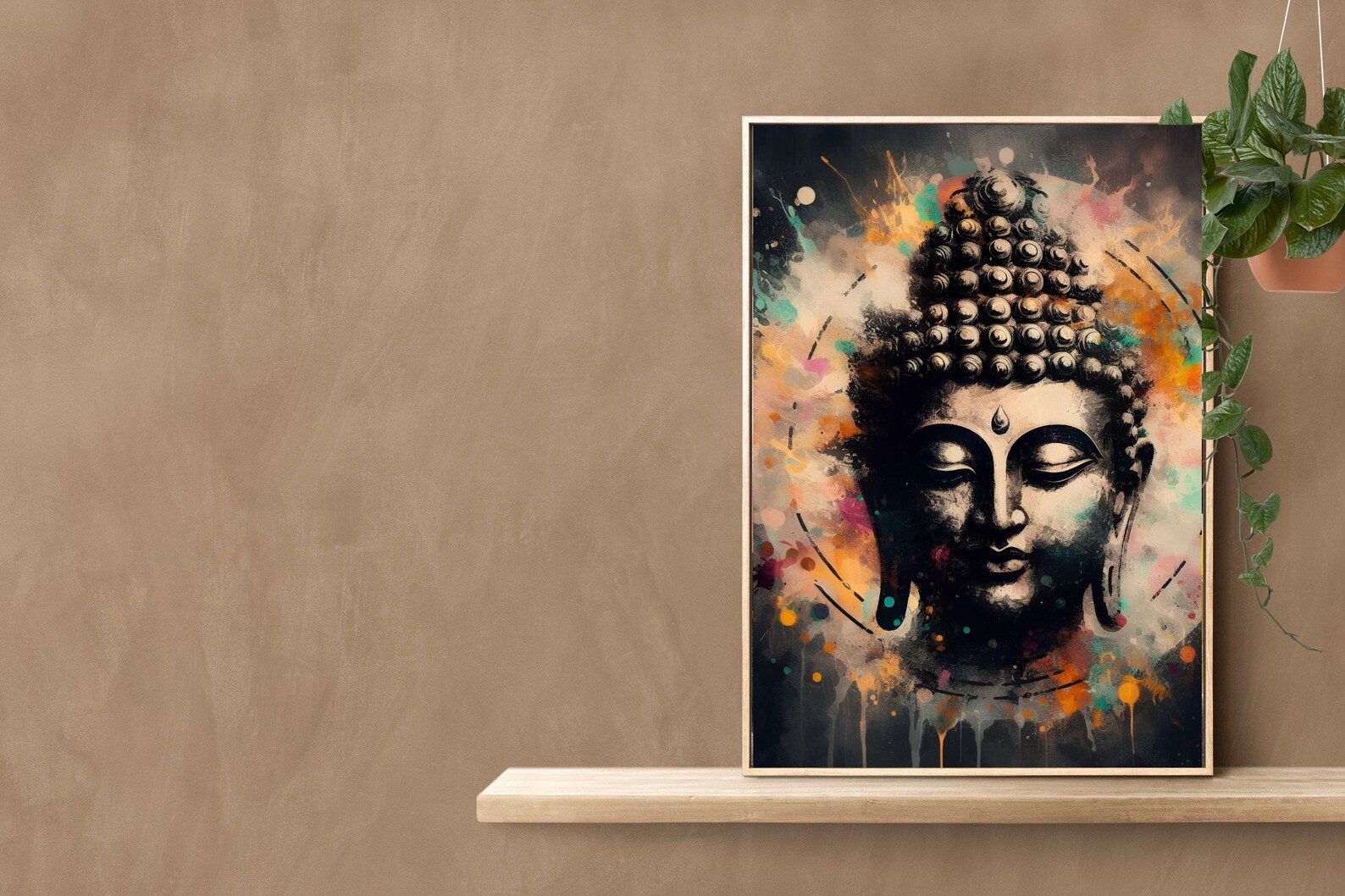 Unique Buddha Wall Art Serene Decor Buddha Wall Decor Zen Art Etsy