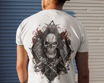 Diamond Skull Unisex Softstyle T-Shirt