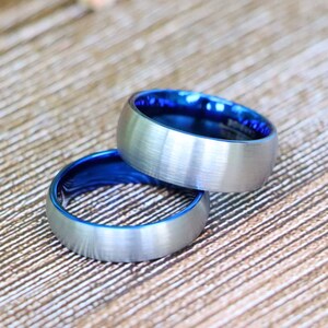 Blue metal ring store