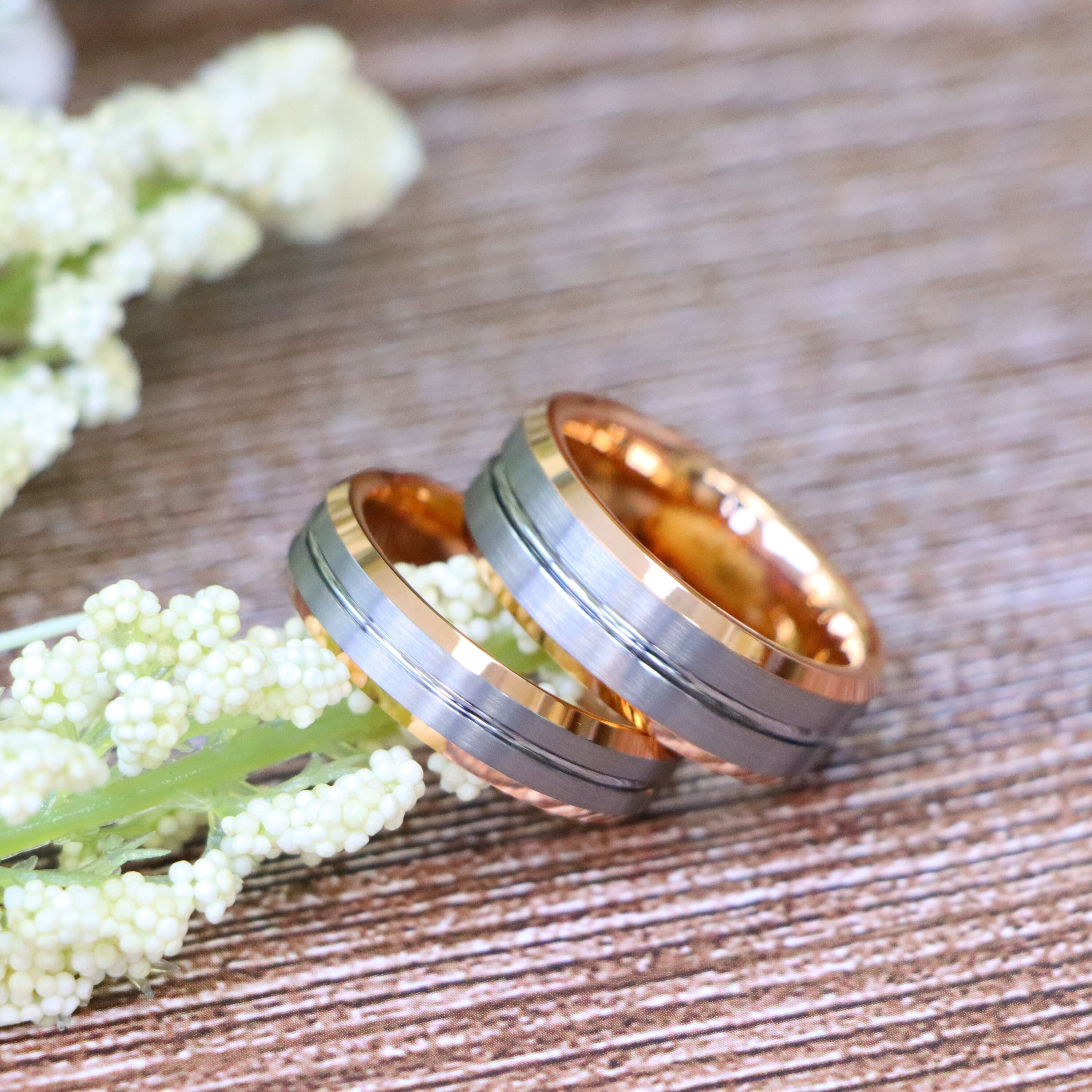 Russian Wedding Ring - Triple Band Yellow Gold Plated Sterling Silver