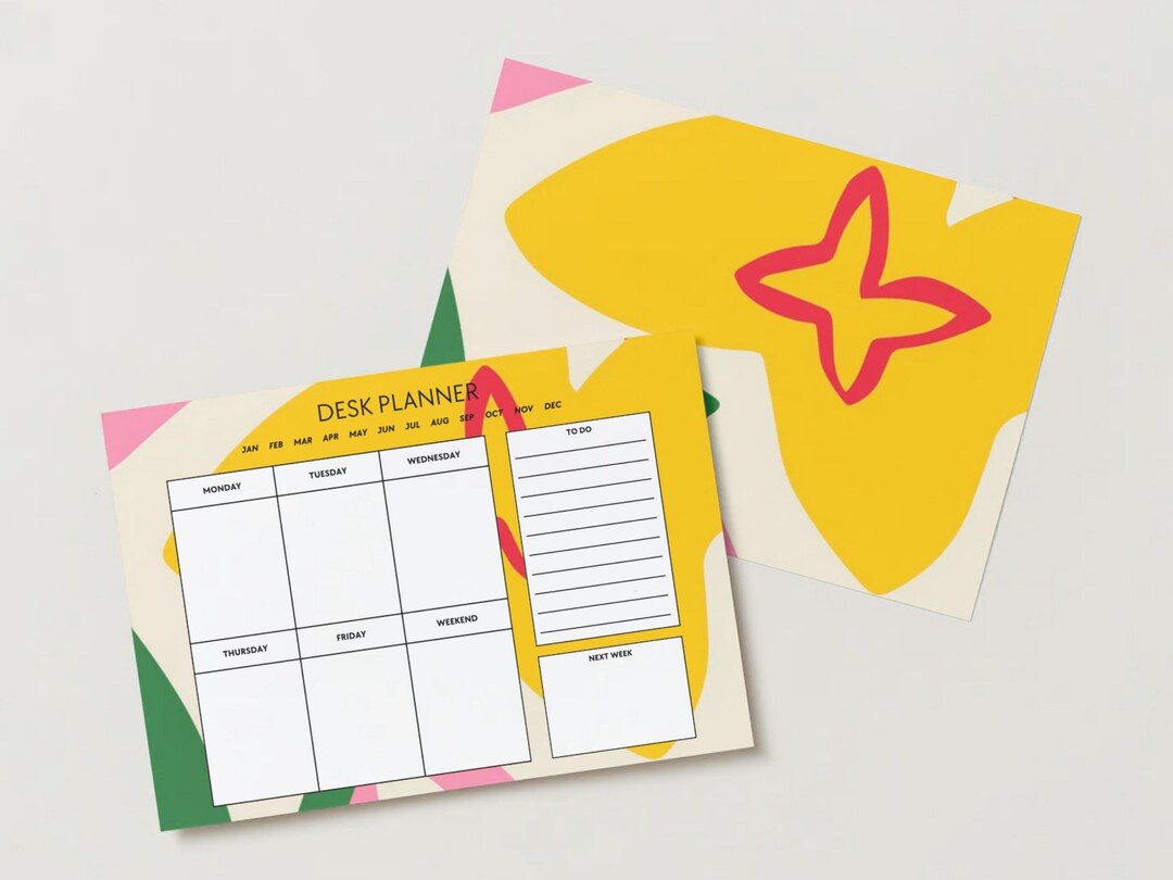 Printable Desk Planner Digital Download Desk Organiser - Etsy