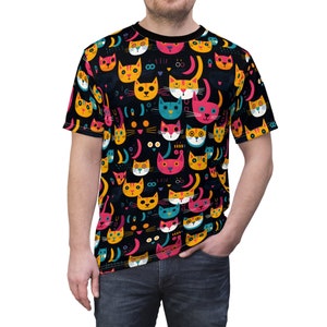 Feline Fiesta - Helder Cartoon Cat T-shirt