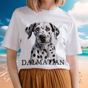 Dalmatian T-Shirt , Unisex Heavy Cotton Tee, T-shirt  - Unique Gift Idea  - Unique Fashion for everyday
