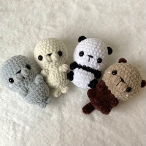 Lovingly hand-crocheted baby animals