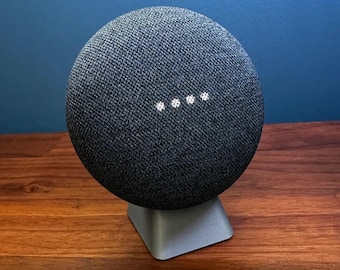 Google Nest Mini Retro Radio Stand: 3D Printed Wood Look - Etsy