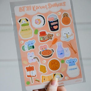 BT21 STICKERBLADEN