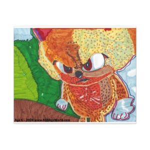 Canvas Print, Hand Drawn Super Sonic with Intense Look, Shadow, Lighting, Movement, Details, Wall Art, Home Decor, Gift Idea, Gamer Gift,