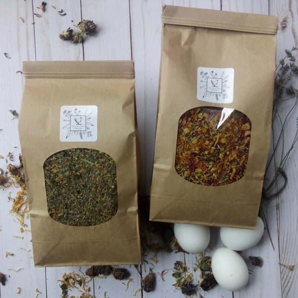 Deluxe + Flower Chicken Nesting Box Herbs | Unique Gift | Chicken Dust Bath | Coop Freshener | Coop Bedding | Homestead Gift