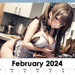 2024 Boobs Desk Calendar Anime Girl Poster 2024 Anime -  Finland