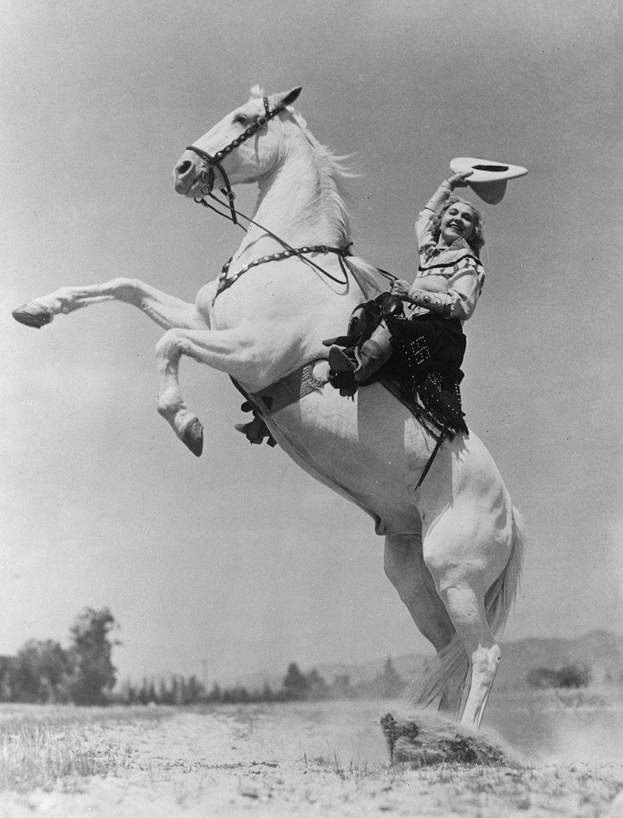 Rodeo Cowgirls 1940s  8 x 10 Photo Hi Ho Silver Western Art Prints
