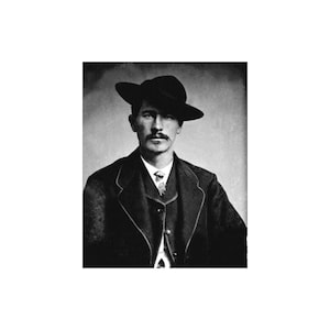 1870 US Marshal WYATT EARP  8 x 10 Photo Vintage A Famous Photo old west photo