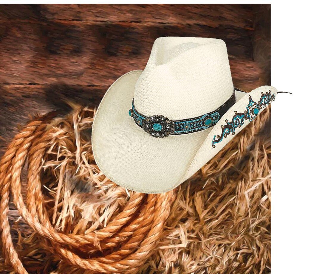 Messy Hair Wild West Cowgirl Club Hat