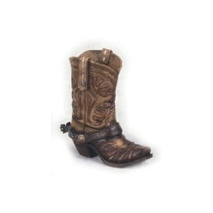 Cowboy-Stiefel mit Spur Akzenthalter Sammlung Old West Stifte und Bleistift Halter Vintage Home Tischdekoration