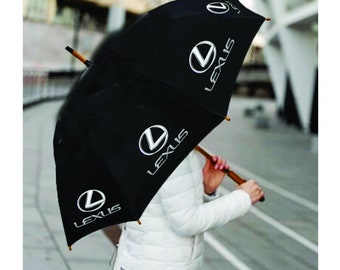 LEXUS Custom Made Umbrella Sizes Up To 48 Inches Collapsing unit Round Octagon Shape