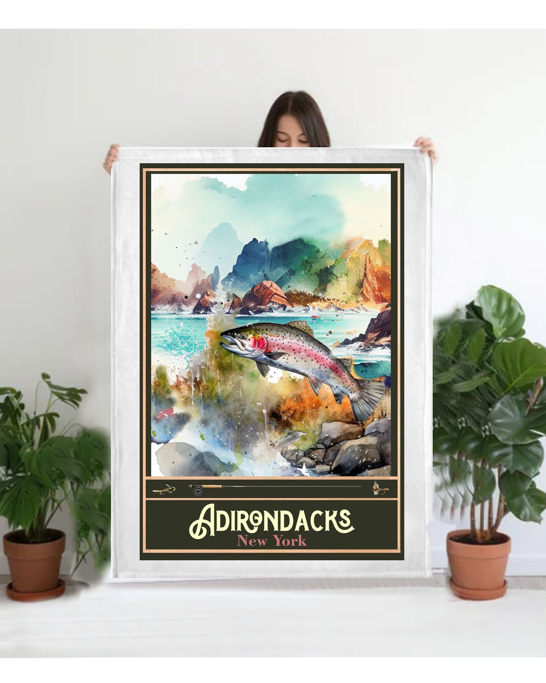 Personalized Custom Made Fleece Blanket Add Text on This 66 Etsy