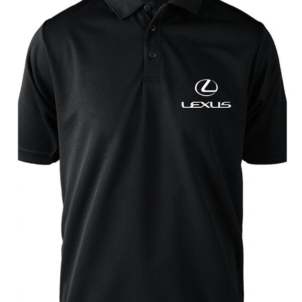 Lexus Car Sport Reebok Polo Shirt High End Quality Product Represent Your Favorite Car Men's Apparel By The Reebok Golf Polo shirt Co.