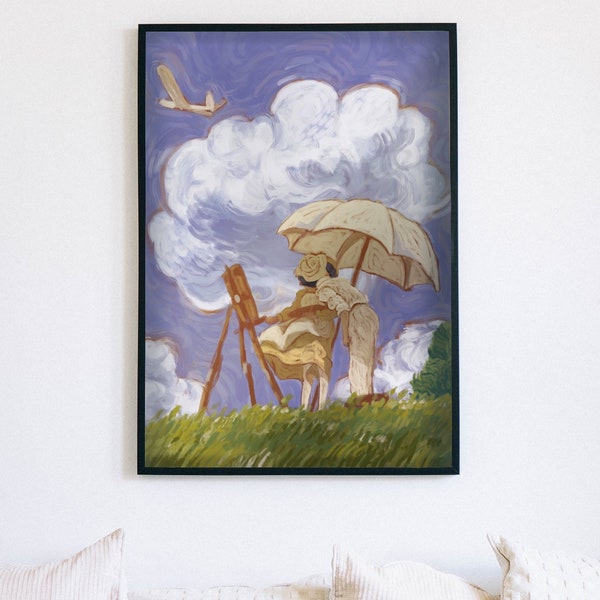 The Wind Rises Art Print + Free Postcard Studio Ghibli Digital Download