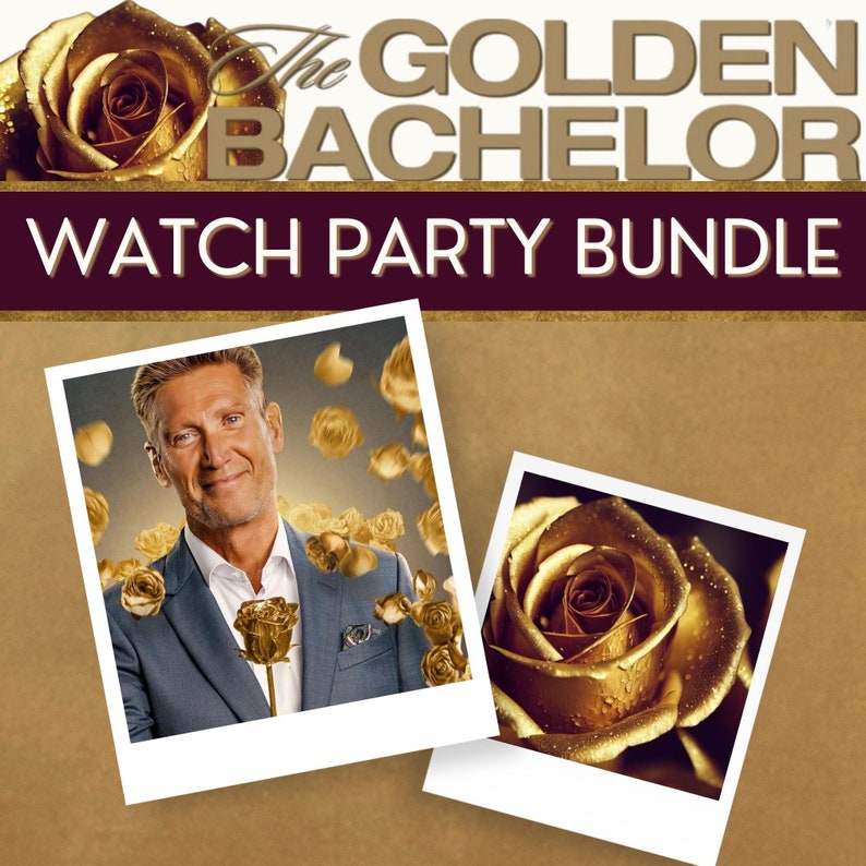 The Golden Bachelor Watch Party Bundle Bracket Bingo Bonus Points